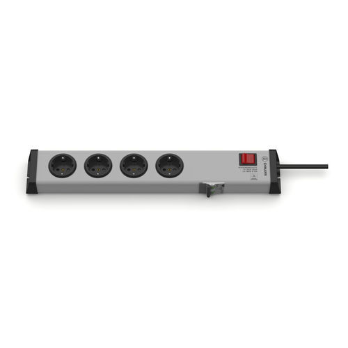 Steckdosenleiste mit Schalter - 0250x00042301 - Bodo Ehmann GmbH - mit integriertem Schutzschalter / mit 4 Steckdosen