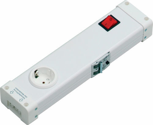 Steckdosenleiste mit Schalter - 0111x0031 - Bodo Ehmann GmbH - mit Fehlerstromschutzschalter / mit integriertem Schutzschalter