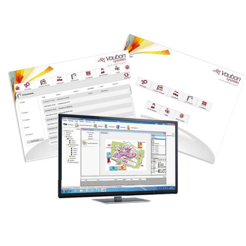 Software für Zugangskontrolle und Sicherheit - VISOR-10 - Vauban Systems - Überwachung