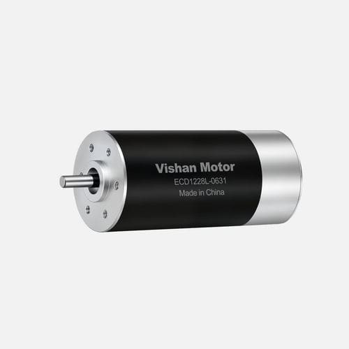 Bürstenloser Motor - ECD1228  - Vishan Motor - DC / 6 V / mit Bremse