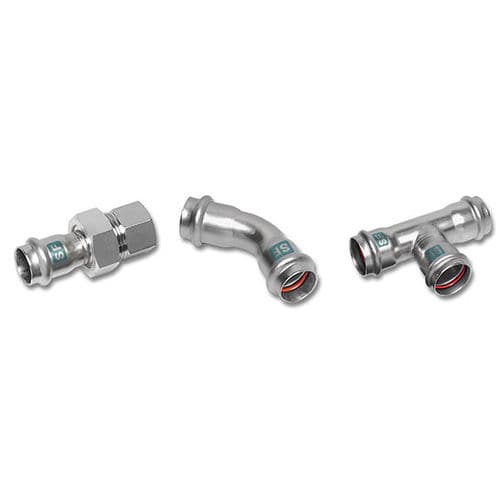 Hydraulikanschluss - 19130  - SANHA GmbH & Co. KG - pneumatisch / Crimp / T