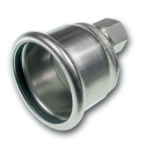 Gewindelose Endkappe - 9301E - SANHA GmbH & Co. KG - rund / Edelstahl / für Rohre