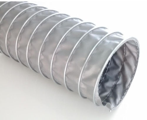 Flexibler Luftkanal - ABC 300 TISSU M0 - ABC FLEX - aus Silikon-beschichtetem Glasfasergewebe / Spiral