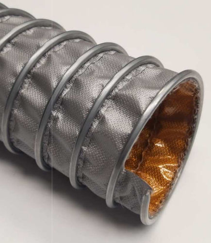Flexibler Luftkanal - ABC KAPTON 400 - ABC FLEX - Stoff / galvanisiertem Stahl / Spiral