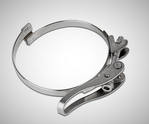 Edelstahl-Schlauchschelle - ABC FLEX - Schrauben / Band / mit Schnellverriegelung