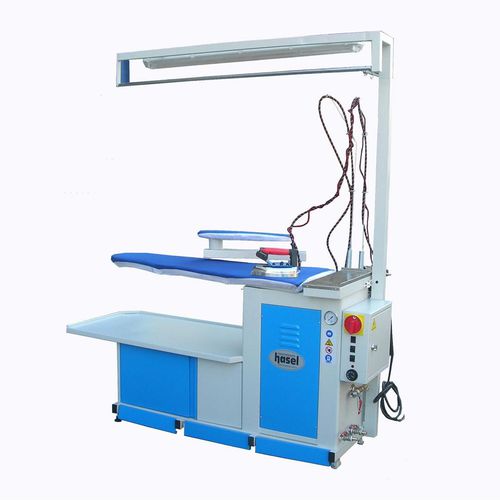 Schmaler Bügelplatz - HSL-KBBJ-02 - hasel ironing equipment - Universal / Saug und Blas / mit Dampferzeuger