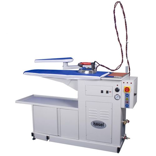 Schmaler Bügelplatz - HSL-KP-T2D - hasel ironing equipment - Universal / Saug und Blas / mit Dampferzeuger