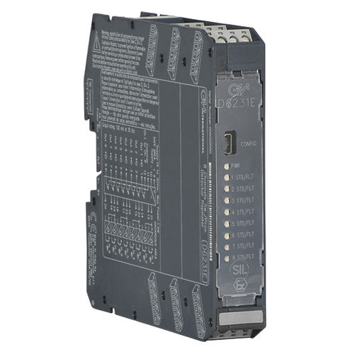 Industrie-Repeater - D6231E - GM International S.p.A. - RS-485 / isoliert / für DIN-Schiene