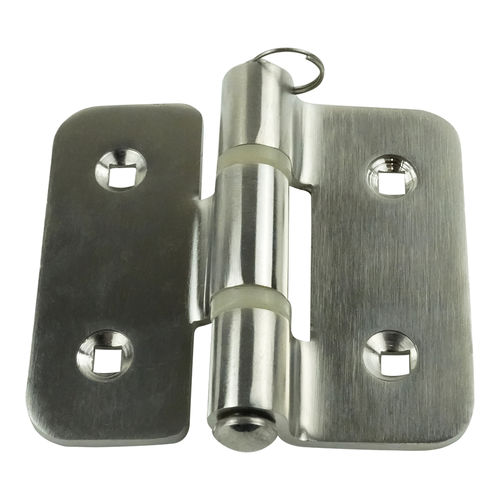 Eckscharnier - HIN300 - Vital Parts ltd - Edelstahl / Einschraub / poliert