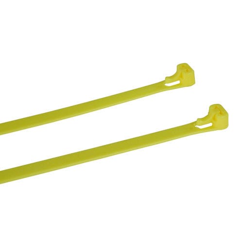 Kunststoffkabelbinder - CTR7.6-250Y	 - Vital Parts ltd - Nylon / wiederverwendbar / selbstblockierend