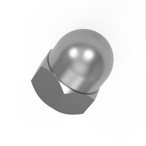 Sechseckige Mutter - DHN1587-M series  - Vital Parts ltd - zylindrisch / Edelstahl / Nylon
