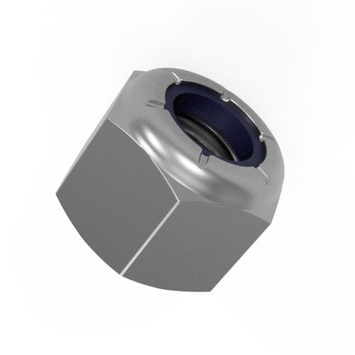 Sechseckige Mutter - LN982-M series - Vital Parts ltd - Flansch / Edelstahl / Nylon