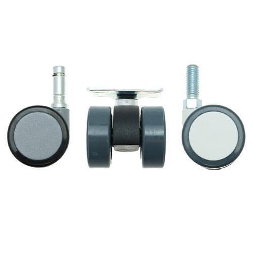 Bockrolle - CST series - Vital Parts ltd - mit Grundplatte / Gewindeschaft / Polyamid