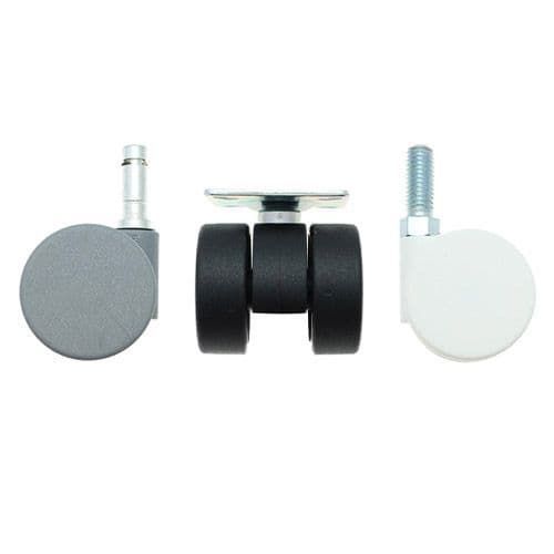 Bockrolle - CST series - Vital Parts ltd - mit Grundplatte / Gewindeschaft / Polyamid