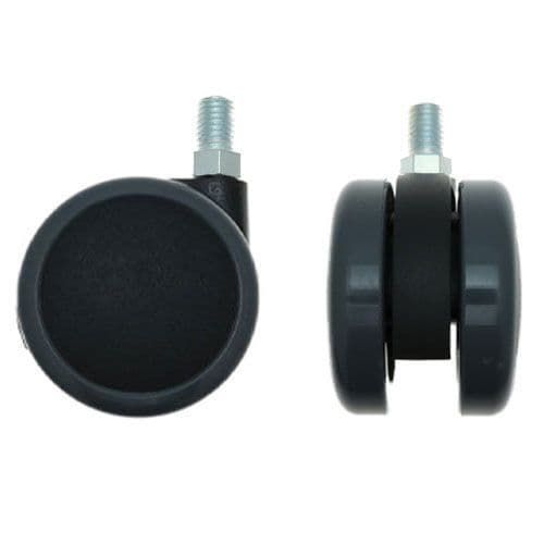 Bockrolle - CST210 - Vital Parts ltd - mit Grundplatte / Gewindeschaft / Polyamid