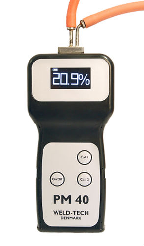 Sauerstoffanalysator - PM40 - WELD-TECH - Überwachung / Konzentration / Handgerät