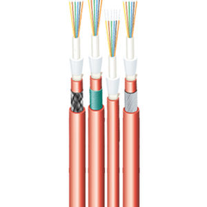 Glasfaser-Datenkabel - SLO FR - Cavicel - feuerfest / Miniband / IEC
