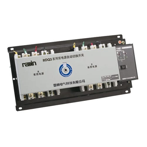 Automatischer Transferschalter - RDQ3CMA series - Radin Electric Technology Co., lTD - für Notstromversorgung / 3-polig / Verriegelung