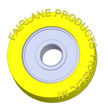 Führungslaufrolle - CB series  - Fairlane Products - Stahl / Kunststoff / mit umspritztem Lager