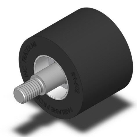 Führungslaufrolle - BR-502 series - Fairlane Products - Stahl / Neopren / mit Kugellager
