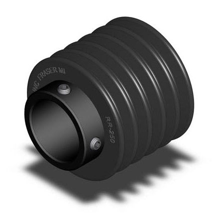 Führungslaufrolle - RR series - Fairlane Products - Stahl / Neopren / V-förmig
