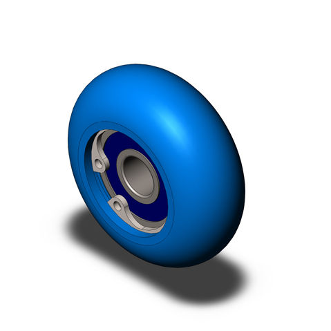 Kugellagerlaufrolle - TRN-200804-1602R - Fairlane Products - Nylon