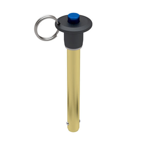 Kugelsperrbolzen mit Knopf - MBAAS series - Fairlane Products - mit Hebering / Edelstahl