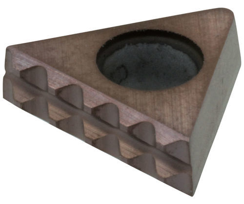 Hartmetall-Wendeschneidplatte - TG-HRC - Fairlane Products - für Titan / für gehärteten Stahl / dreieckig