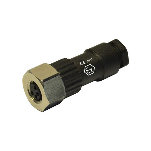 M8-Steckverbinder - 08FC4000-ATEX - H.T.P. - Stromversorgung / gerade Ausführung / zirkulär
