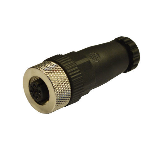 M12-Steckverbinder - 12FC4000 - H.T.P. - Stromversorgung / gerade Ausführung / zirkulär