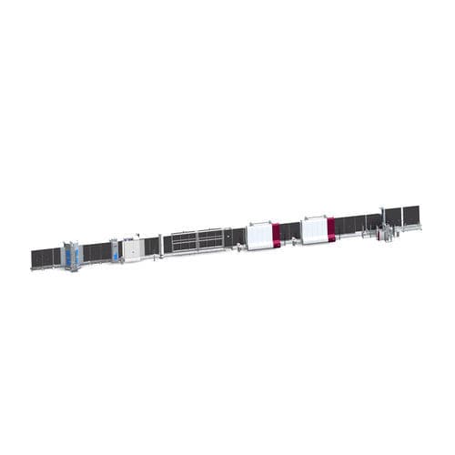 Isolierglas-Produktionsanlage - LiSEC - für Aluminium-Abstandshalter / automatisch / doppelt