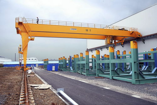 Schienenmontierter Halbportalkran - T0002 - Eurocrane(China)Co.,Ltd - für Werkstatt / Zweiträger