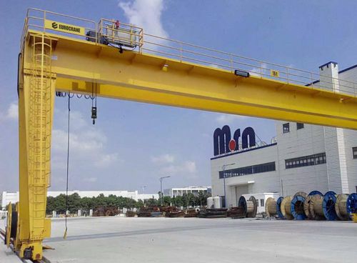 Schienenmontierter Halbportalkran - 00020 - Eurocrane(China)Co.,Ltd - Zweiträger