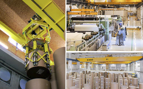 Maßgefertigter Laufkran - Eurocrane(China)Co.,Ltd - Zweiträger / hängend / mit Greifsystem