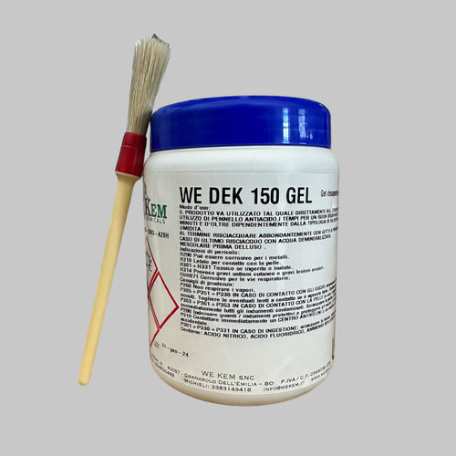 Gel für Edelstahl - WE DEK 150 GEL - WE KEM snc - Abbeizmittel