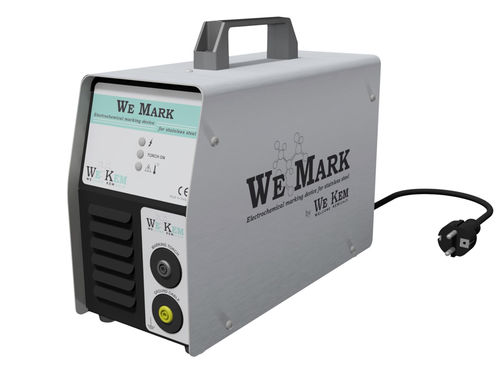 Elektrolytische Markiermaschine - WE MARK - WE KEM snc - Metall / für Edelstahl / mobil