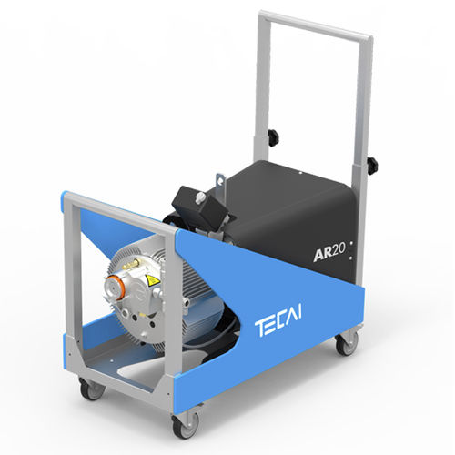 Luftkompressor - AR20 - Teinnova Tecai Innova SL - Drehschieber / mit Elektromotor / auf Rollen