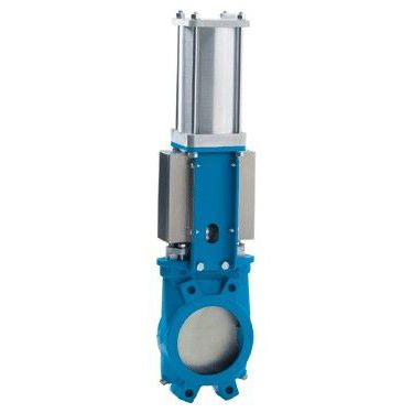 Plattenschieber - 15x1 - INTERNATIONAL FLUIDES CONTROLES - pneumatisch / Zwischenflansch / für Silo