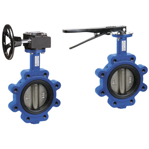 Absperrklappe - 4320/4325 series - VIR - Hebel / mit Handrad / Steuerung