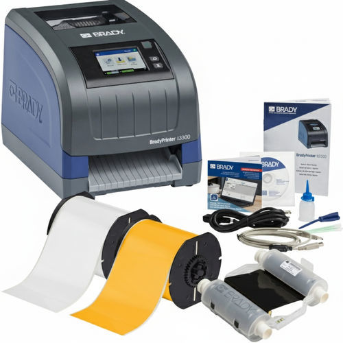 Thermotransfer-Etikettendrucker - I3300-SP-EU-BWS - Brady EMEA - Strichcode / USB / batteriebetrieben