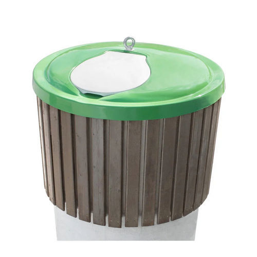 HDPE-Abfallbehälter - ENVOTEC - erdverlegt / für städtische Produkte / mit Deckel
