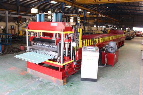 Profiliermaschine für Dachplatten - Ruby - AMECO INDUSTRIAL JOINT STOCK COMPANY - automatisch / PLC-gesteuert / doppellagig