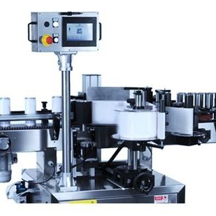 Automatisches Etikettiersystem - Sapli - für Flaschen / zur Seitenetikettierung / zur Oberseitenetikettierung
