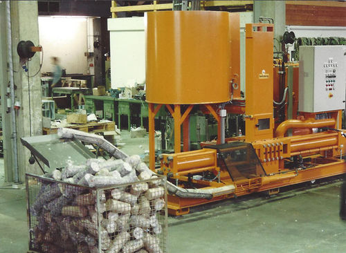 Holzbrikettpresse - Hydropress - BP-Recyclingsystems GmbH - für Müll / automatisch / hydraulisch