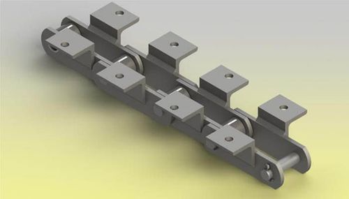 Edelstahl-Förderkette - CE series - Z.M.C. SRL - Rollen Traglaschen