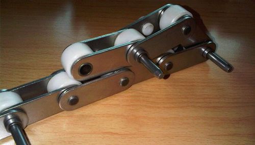 Stahl-Förderkette - Z.M.C. SRL - mit verlängertem Tragebolzen / für die Eiscreme-Industrie