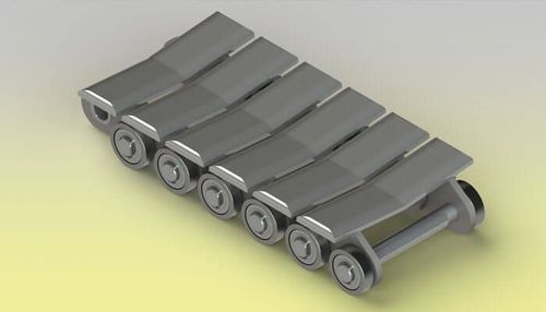 Metall-Förderkette - Z.M.C. SRL - Latten / für die Papierindustrie