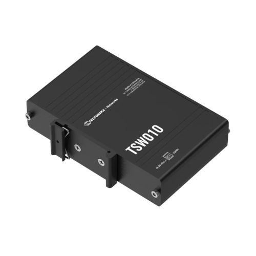 Ethernet-Switch / unmanaged - TSW010 - TELTONIKA SAS - 5 Ports / für DIN-Schiene / für Oberflächenmontage