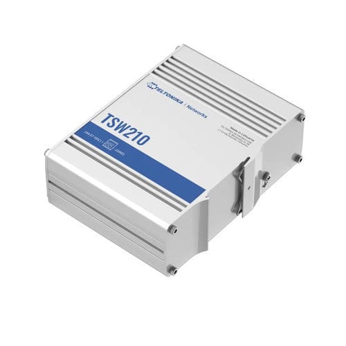 Smarter Ethernet-Switch - TSW210 - TELTONIKA SAS - 8 Ports / Gigabit-Ethernet / für DIN-Schiene