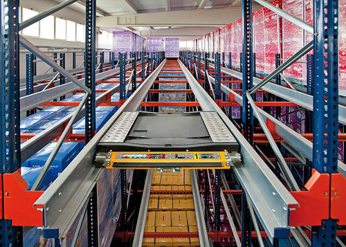Stau-Regalsystem - Aceally (Xiamen) Technology Co., Ltd - für schwere Lasten / Paletten